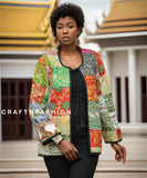 Indian Patch Work Jacket Coat