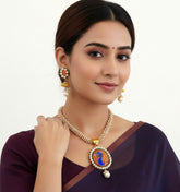 Designer Indian Pearl Necklace Set
