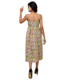 Cotton Floral Midi Dress