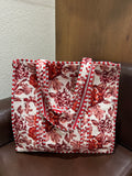 Women Cotton Quilted Tote Bag