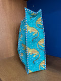 Leopard Cotton Quilted Tote Bag