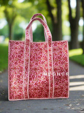 Boho Cotton Quilted Beach Bag