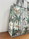 Forest Themed Cotton Quilted Tote Bag