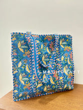 Boho Cotton Quilted Tote Bag