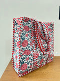 Cotton Quilted Handmade Tote Bag