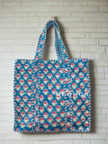Fashionable Cotton Quilted Beach Bag