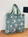 Multipurpose Cotton Quilted Tote Bag