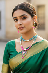 Meenakari Pearl Necklace Set (10 Sets)