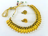 Temple Laxmi Coin Necklace Set