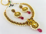 Indian One Gram Gold Jewelry Set