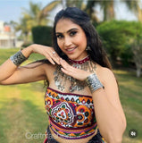 Embroidered Tube Blouse Women