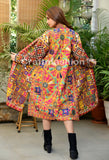 Vintage Mirror work Long Jacket