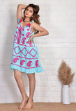 Beach Wear Embroidered Dress