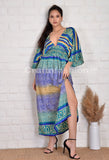 Robe Sari en soie vintage indienne