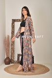 Multi Bohemian Silk Kimono