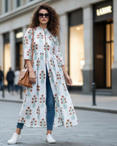 Front Slit Cotton Tunic