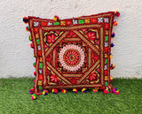 Fundas de cojín bordadas gujarati