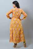 Floral Printed Cotton Long Kurti