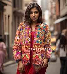 Chaqueta de mujer tribal boho