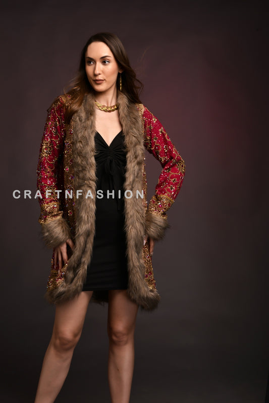 Latest Winter Wear Fur Jacket