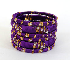 Designer Silk Thread Bangles