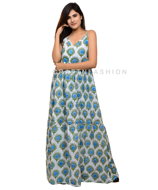 Resort Wear Cotton Maxi Dress