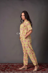 Sleep Wear Cotton Pajama Set