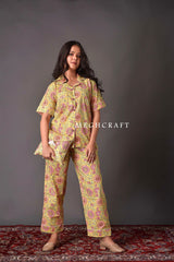 Sleep Wear Cotton Pajama Set