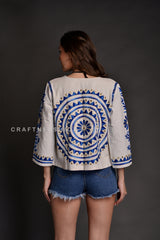 Indian Handmade Mirrorwork Jacket