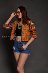 Boho Hippie Bomber Jacket