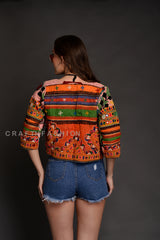 Boho Hippie Bomber Jacket