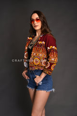 Boho Fashion Bomber Jacket