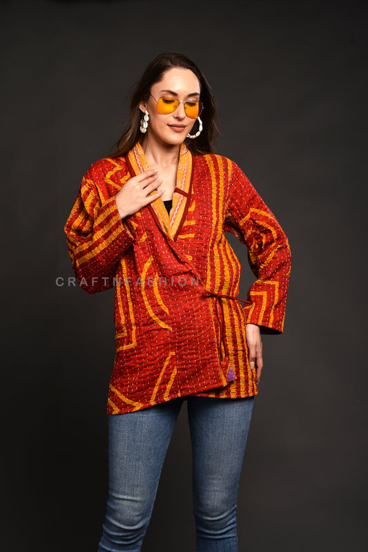 Designer Kantha jacket