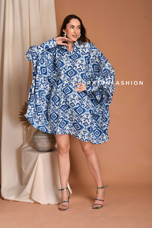 Women Cotton Kaftan Shirt