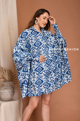 Women Cotton Kaftan Shirt