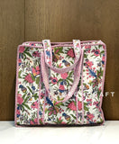 Floral Cotton Multipurpose Quilted Bag
