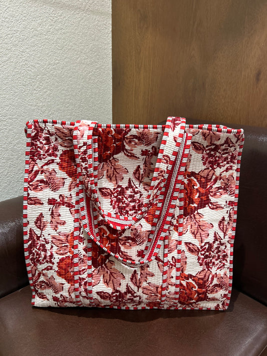 Women Cotton Quilted Tote Bag