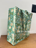 Handmade Cotton Quilted Tote Bag