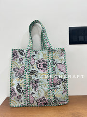 Sustainable Cotton Quilted Travel Bag