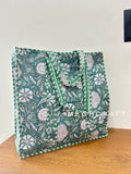 Multipurpose Cotton Quilted Tote Bag