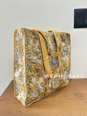 Sustainable Cotton Quilted Beach Bag
