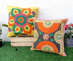 Kantha Quilted Cushion Cover