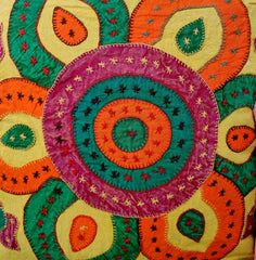 Kantha Quilted Cushion Cover