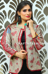 Reversible Vintage Kantha Jacket