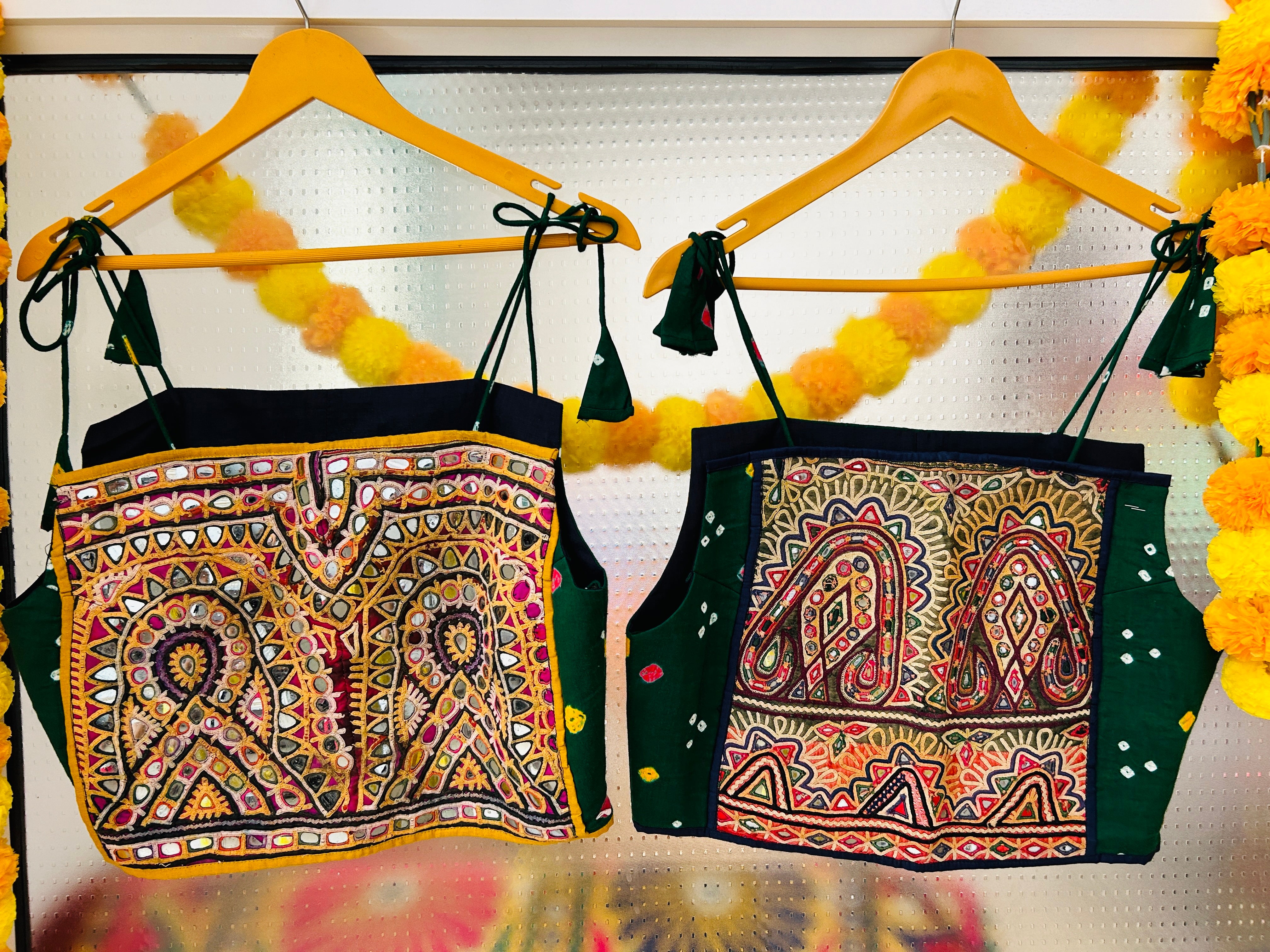 Vintage Embroidered Crop Top