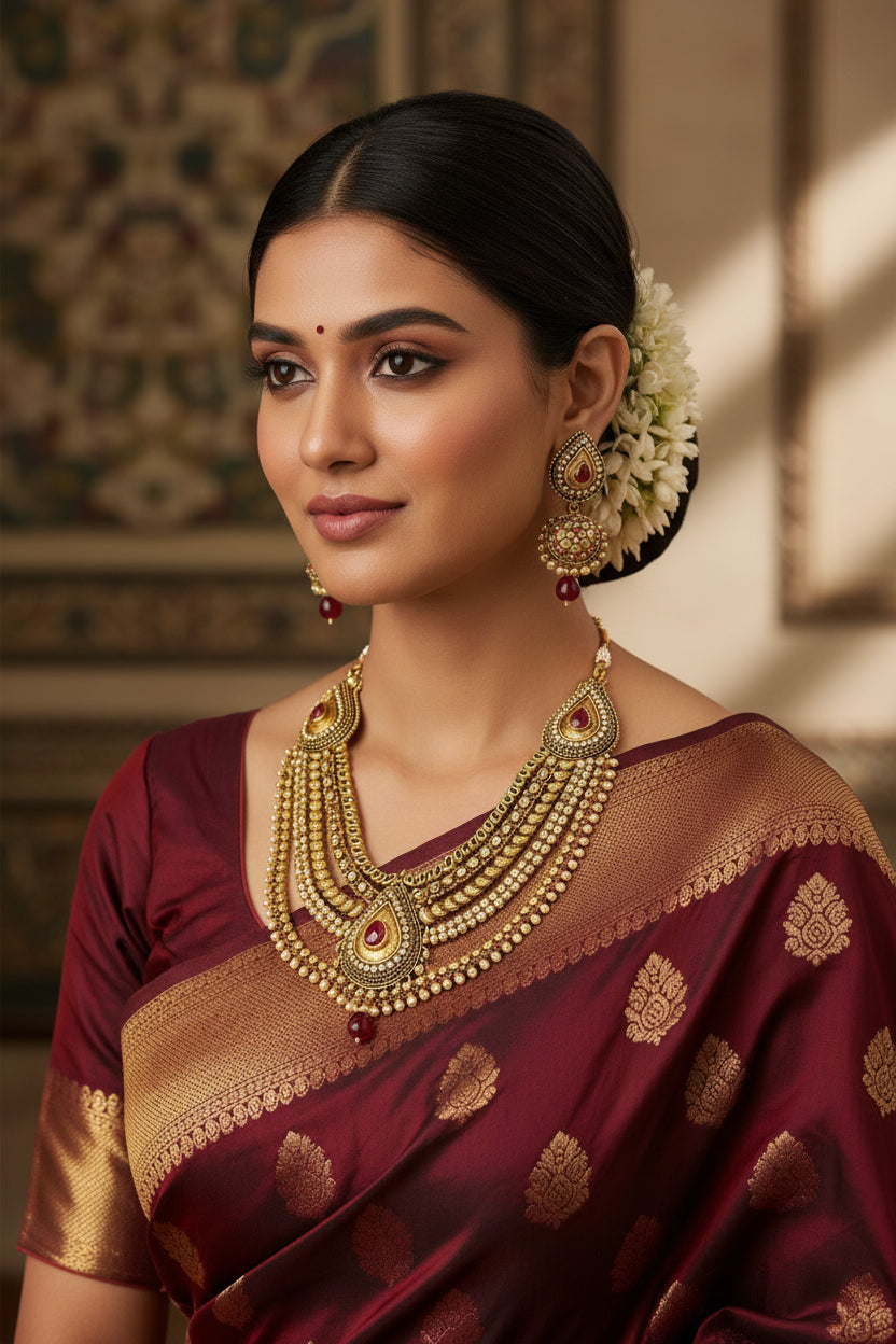 Indian Bridal Layered Jewelry Set