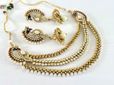 Peacock Style Layered Necklace Set