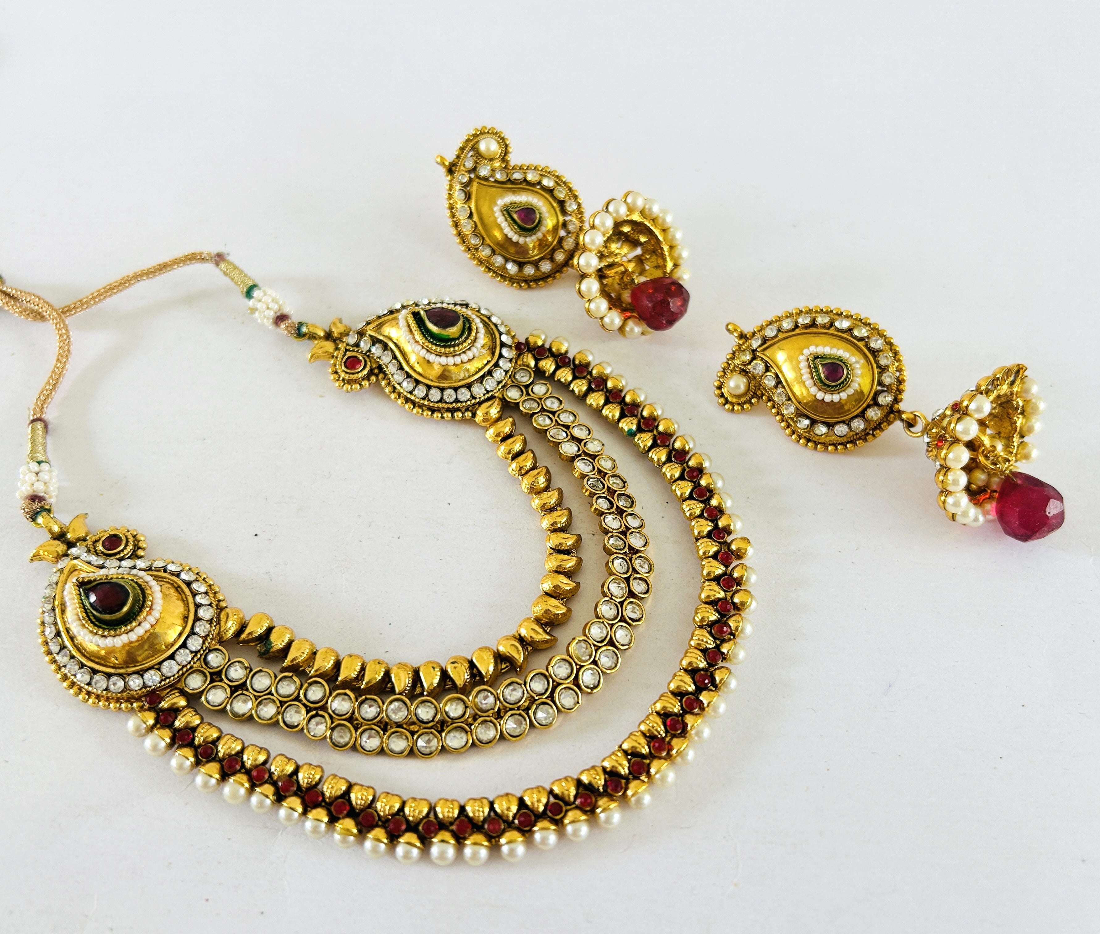 Designer Paisley Style Jewelry Set