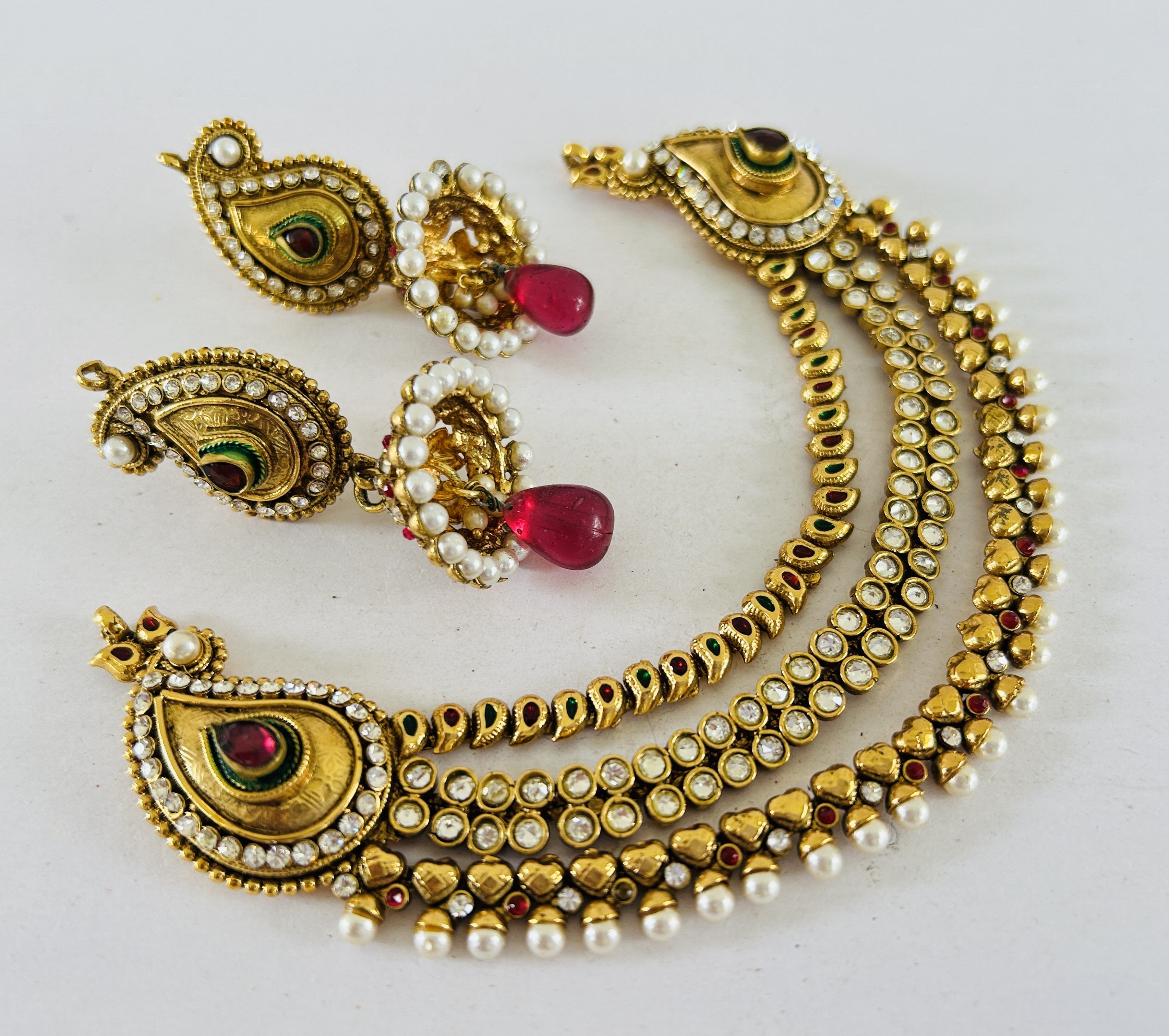 Designer Paisley Style Jewelry Set