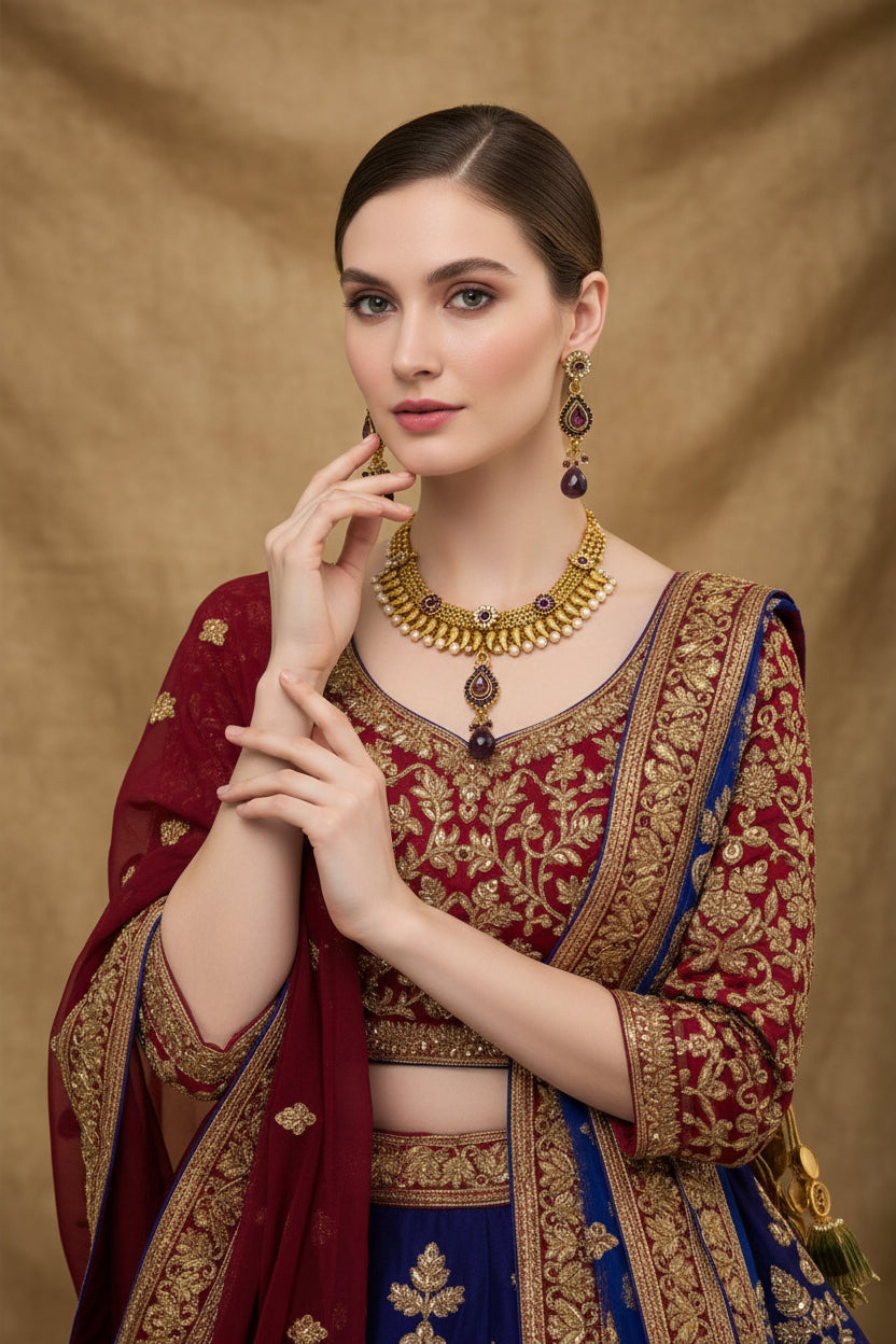 South Indian Gold Plated Jewelry
